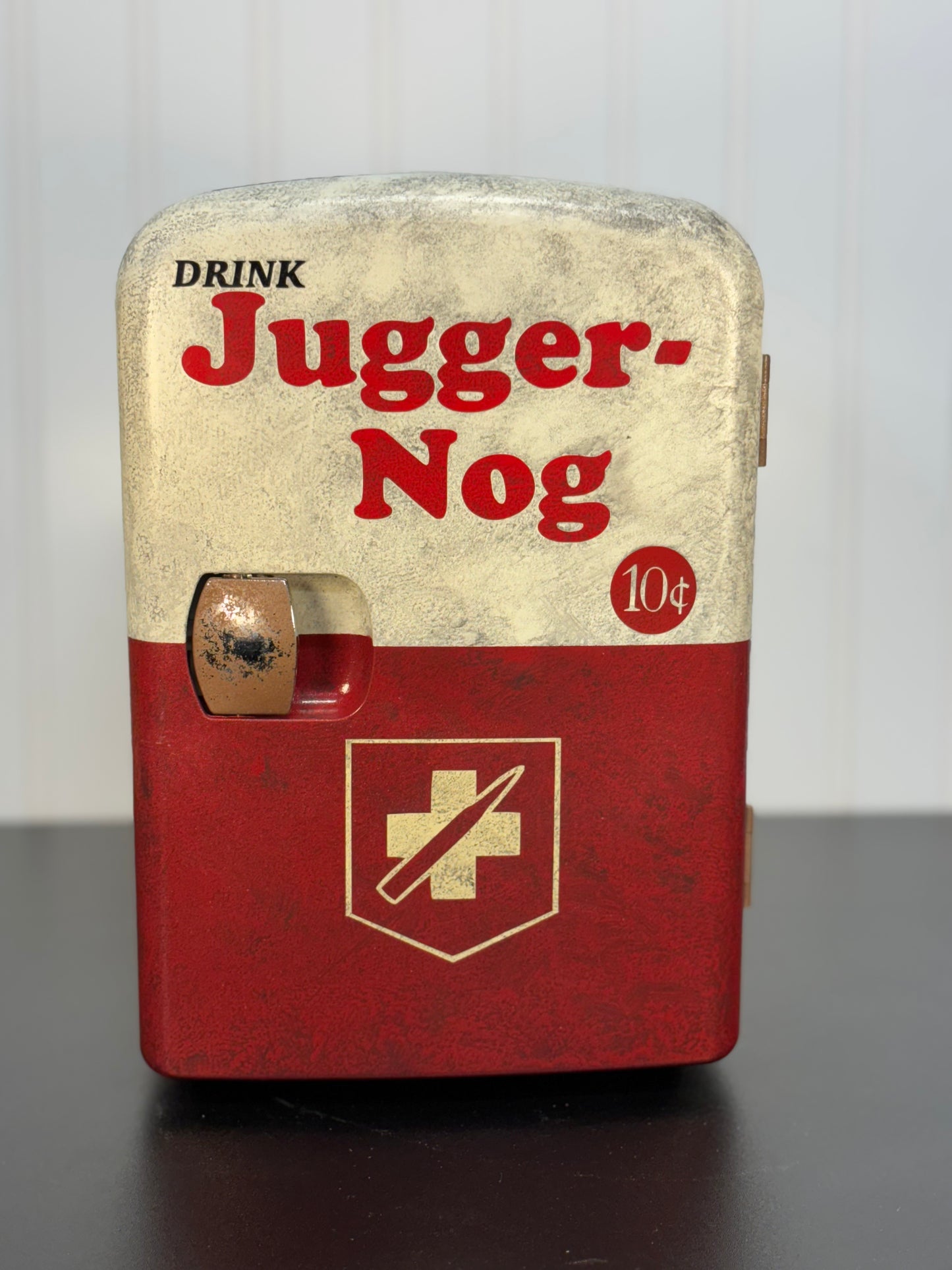 Juggernog inspired mini fridge