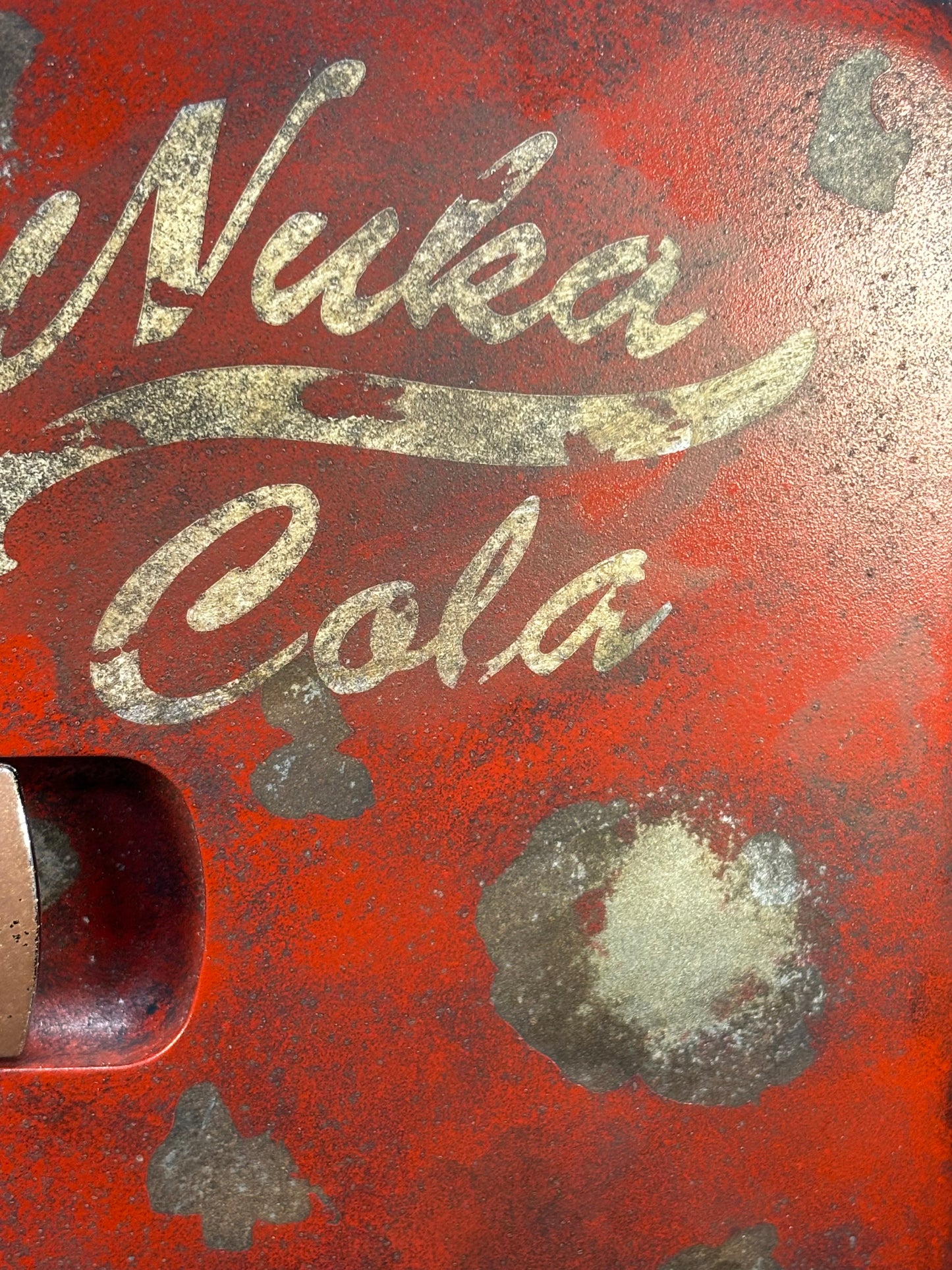 Fallout nuka cola  inspired mini fridge