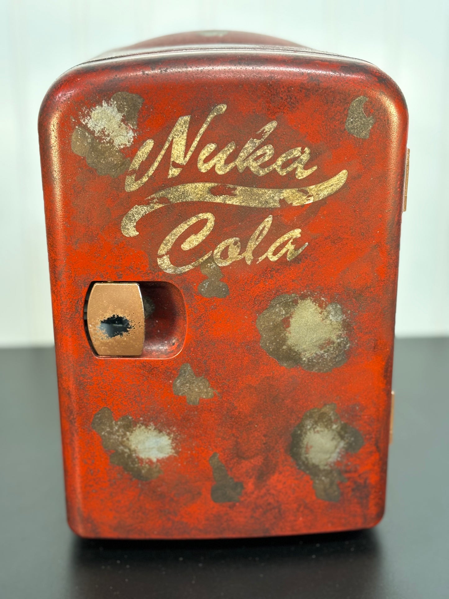 Fallout nuka cola  inspired mini fridge